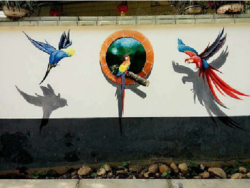 富源视觉错位-3D墙绘设计