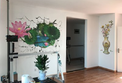 富源墙体彩绘相比墙纸的优势。