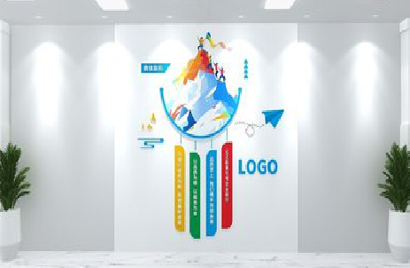 富源公司企业形象墙的工艺材料有哪些？